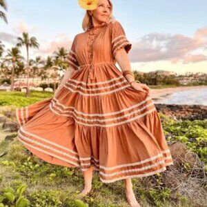 Ivy City Co. Santorini dress in Terracotta Size 1X